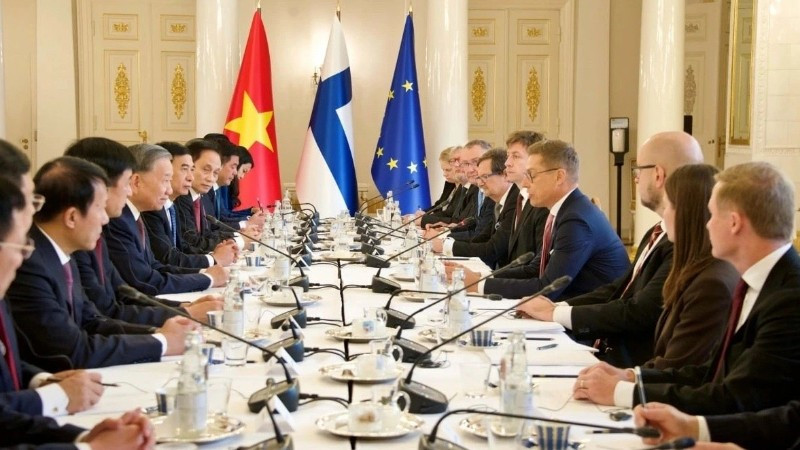 Tổng Bí thư Tô Lâm hội đàm với Tổng thống Phần Lan Alexander Stubb