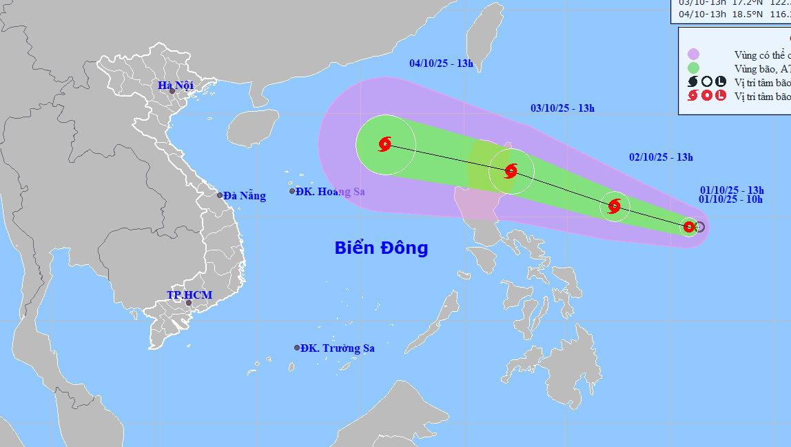 Áp thấp nhiệt đới gần Biển Đông