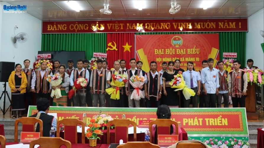 Đại hội đại biểu Hội Nông dân xã Măng Ri lần thứ I, nhiệm kỳ 2025 - 2030