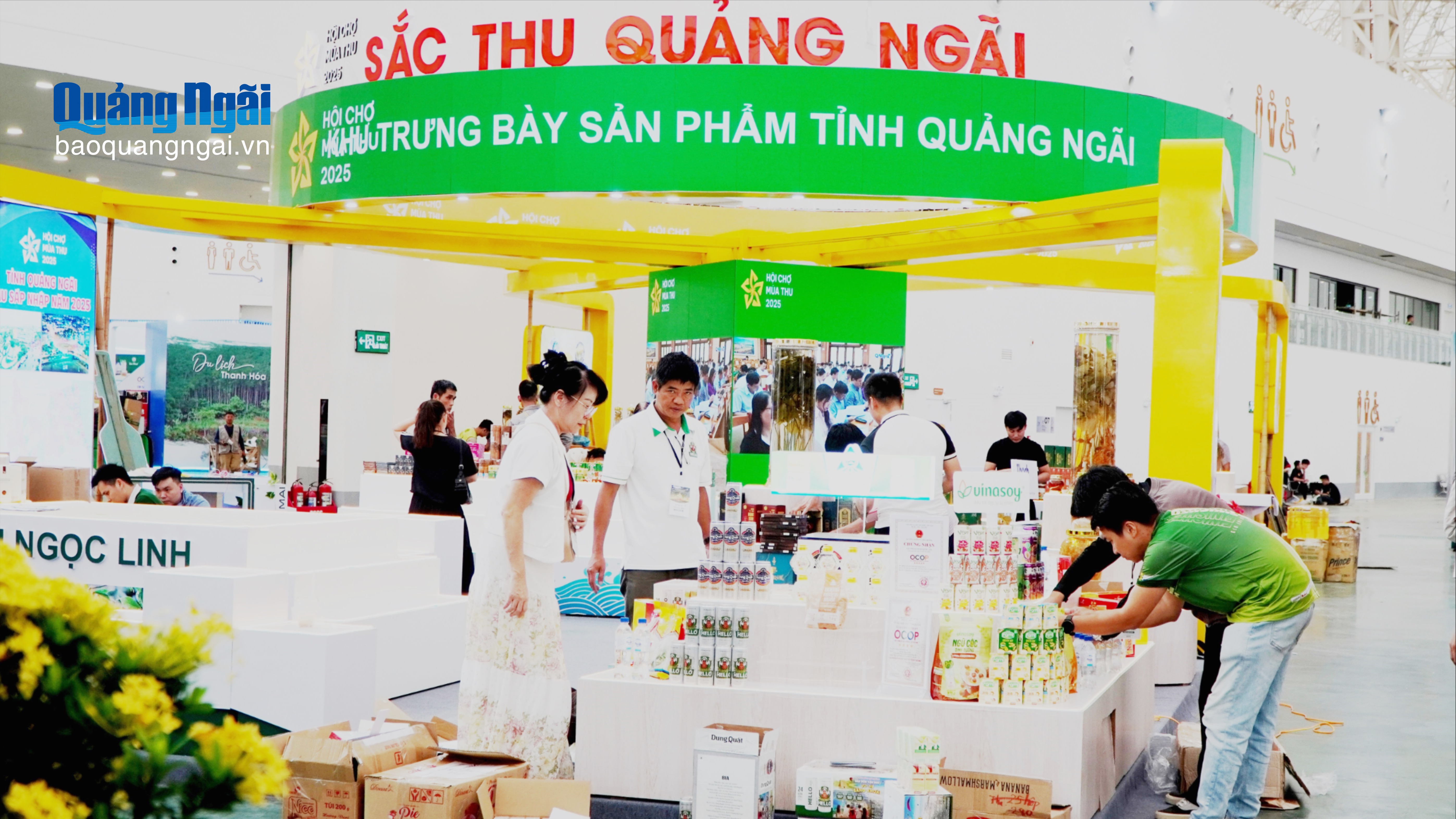 Các sản phẩm đặc sắc của Quảng Ngãi góp mặt tại Hội chợ Mùa Thu năm 2025