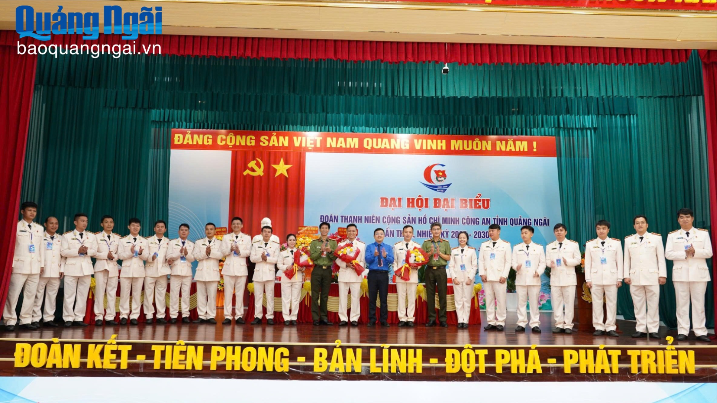 Đại hội Đoàn TNCS Hồ Chí Minh Công an tỉnh Quảng Ngãi lần thứ I