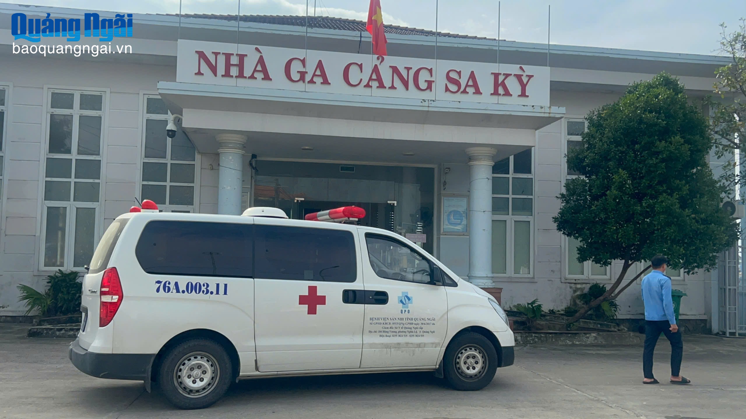 Miễn phí xe cấp cứu cho bệnh nhân đặc khu Lý Sơn