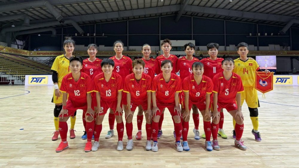 SEA Games 33: Futsal nữ Việt Nam giành chiến thắng trước Indonesia