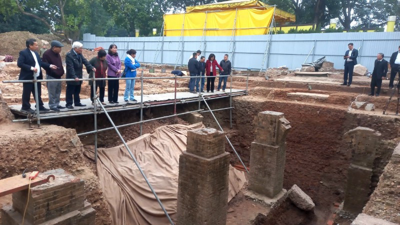 Phát hiện chưa từng có về Điện Kính Thiên tại Hoàng thành Thăng Long