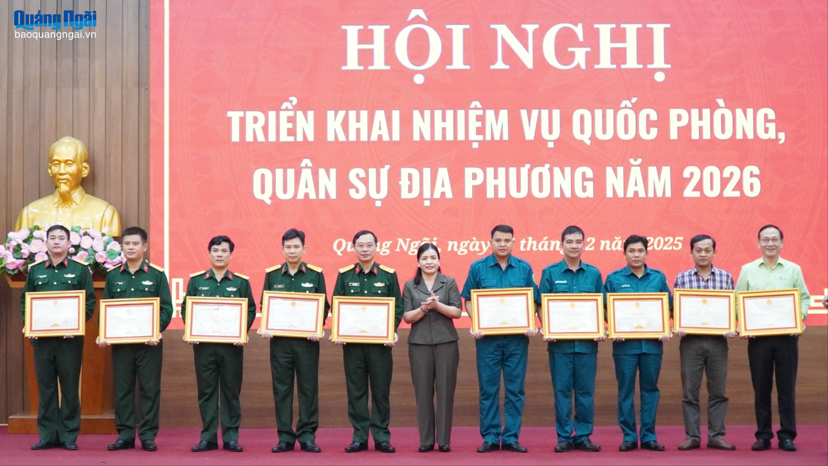 Triển khai nhiệm vụ quốc phòng, quân sự địa phương năm 2026