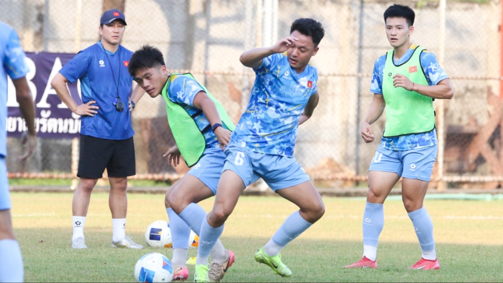 U22 Việt Nam tìm cách đánh bại U22 Malaysia