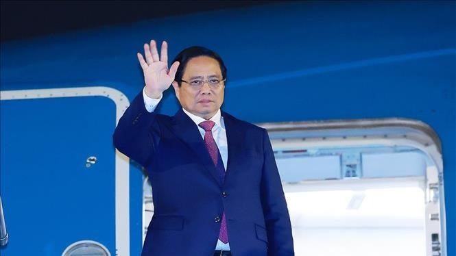 Thủ tướng Phạm Minh Chính lên đường tham dự Hội nghị Thượng đỉnh Tổ chức hợp tác Thượng Hải và làm việc tại Trung Quốc