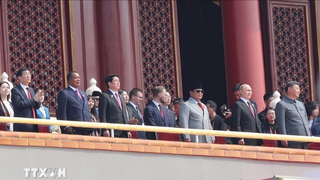 Chủ tịch nước Lương Cường dự Lễ kỷ niệm 80 năm chiến thắng phát xít của nhân dân thế giới