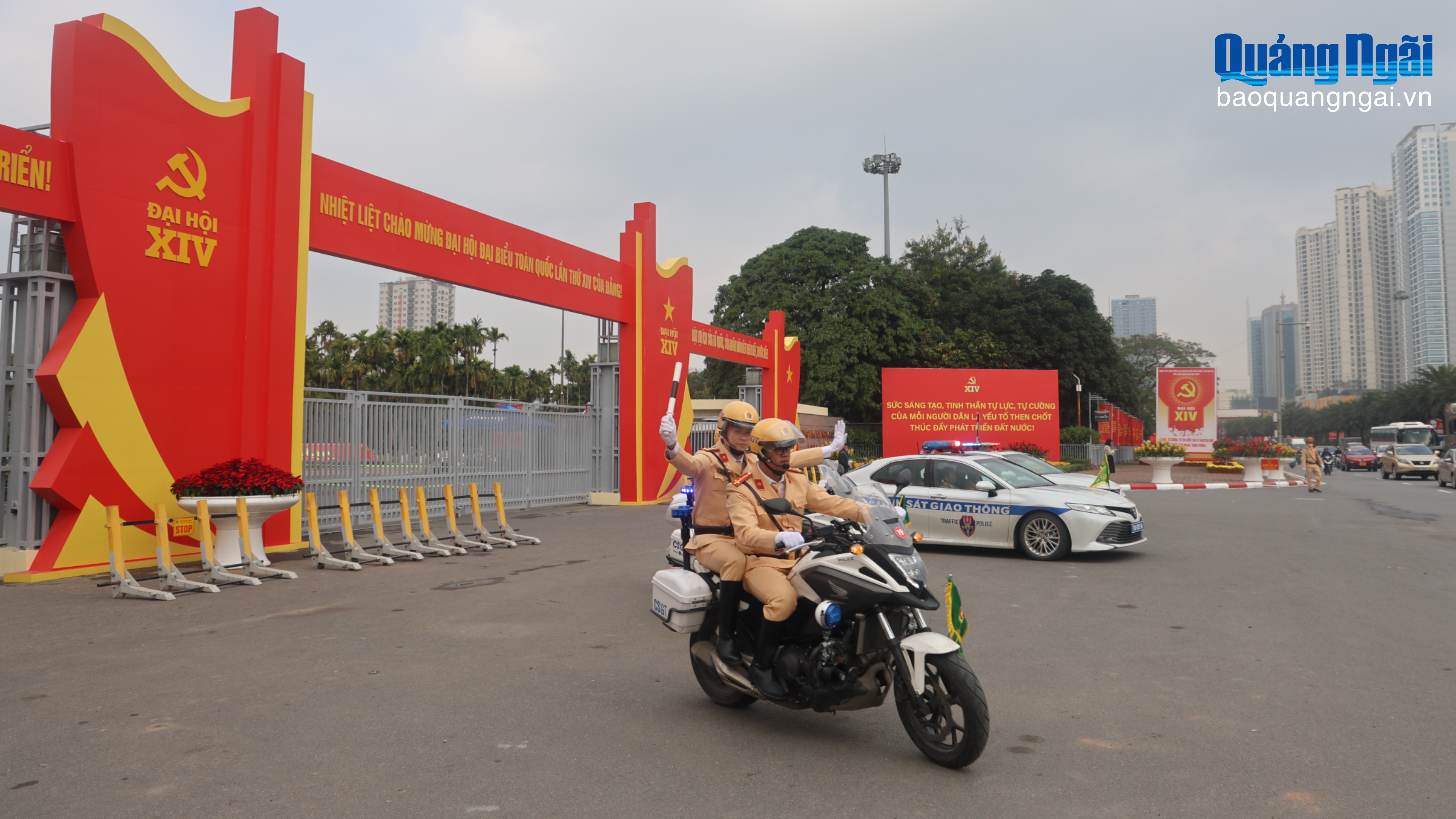 Đảm bảo dẫn đoàn phục vụ Đại hội XIV của Đảng an toàn tuyệt đối