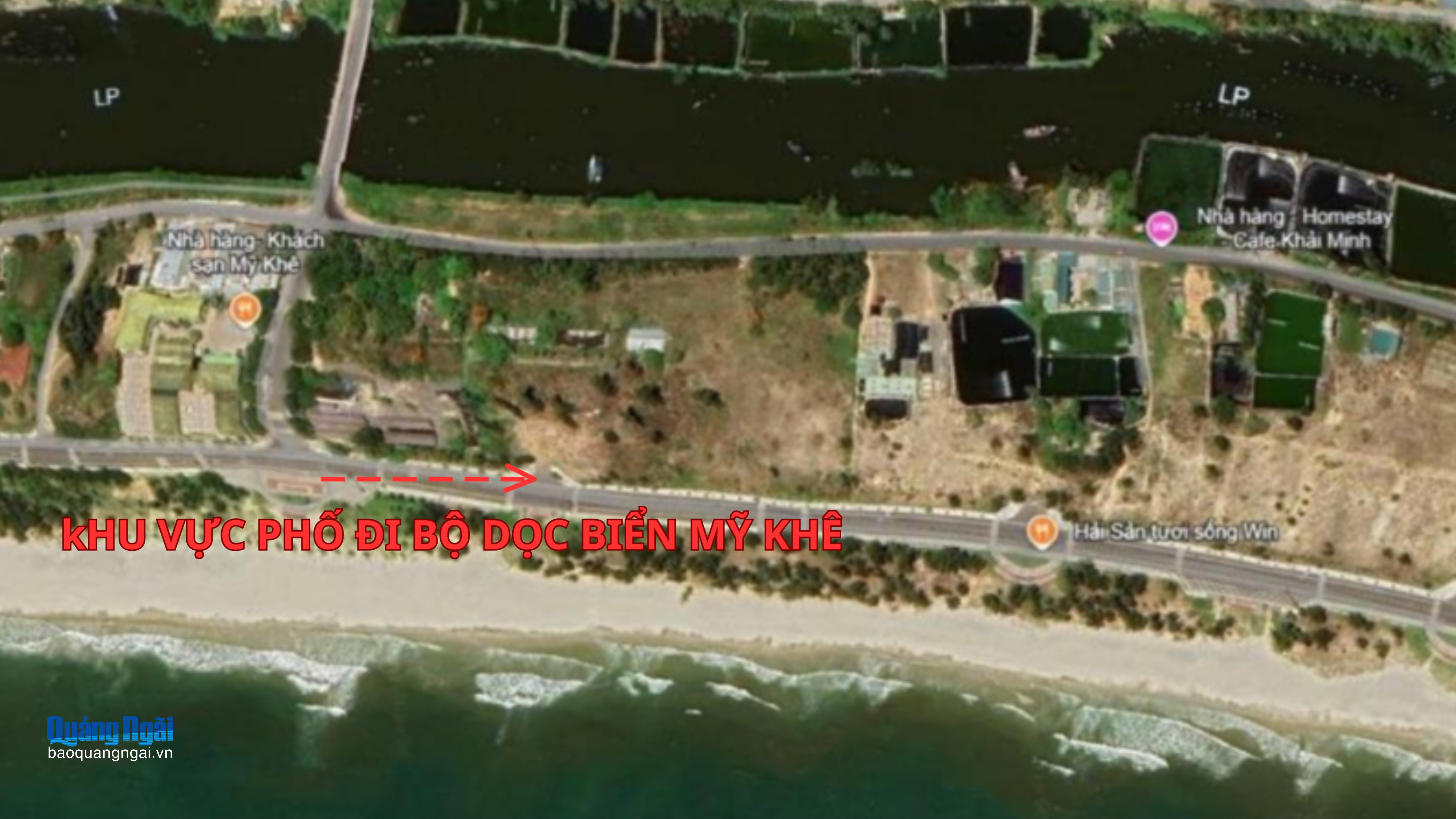 Sắp có phố đi bộ dọc biển Mỹ Khê