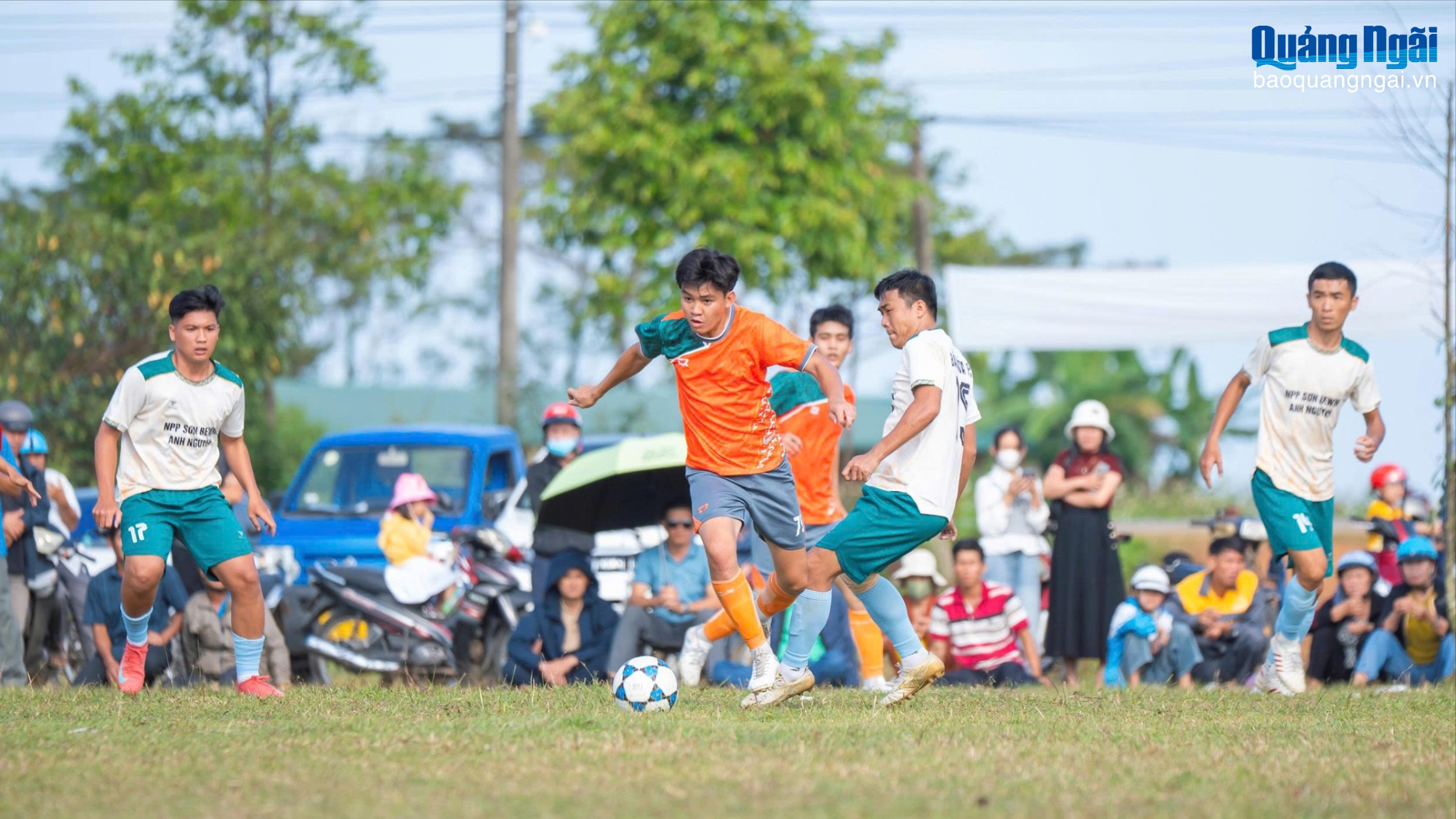 Đội Liên Quân 347 vô địch Giải bóng đá xã Mộ Đức