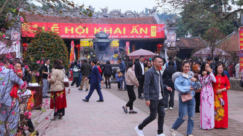 Lễ hội khai ấn đền Trần xuân Bính Ngọ sẽ diễn ra từ ngày 27/2 - 4/3