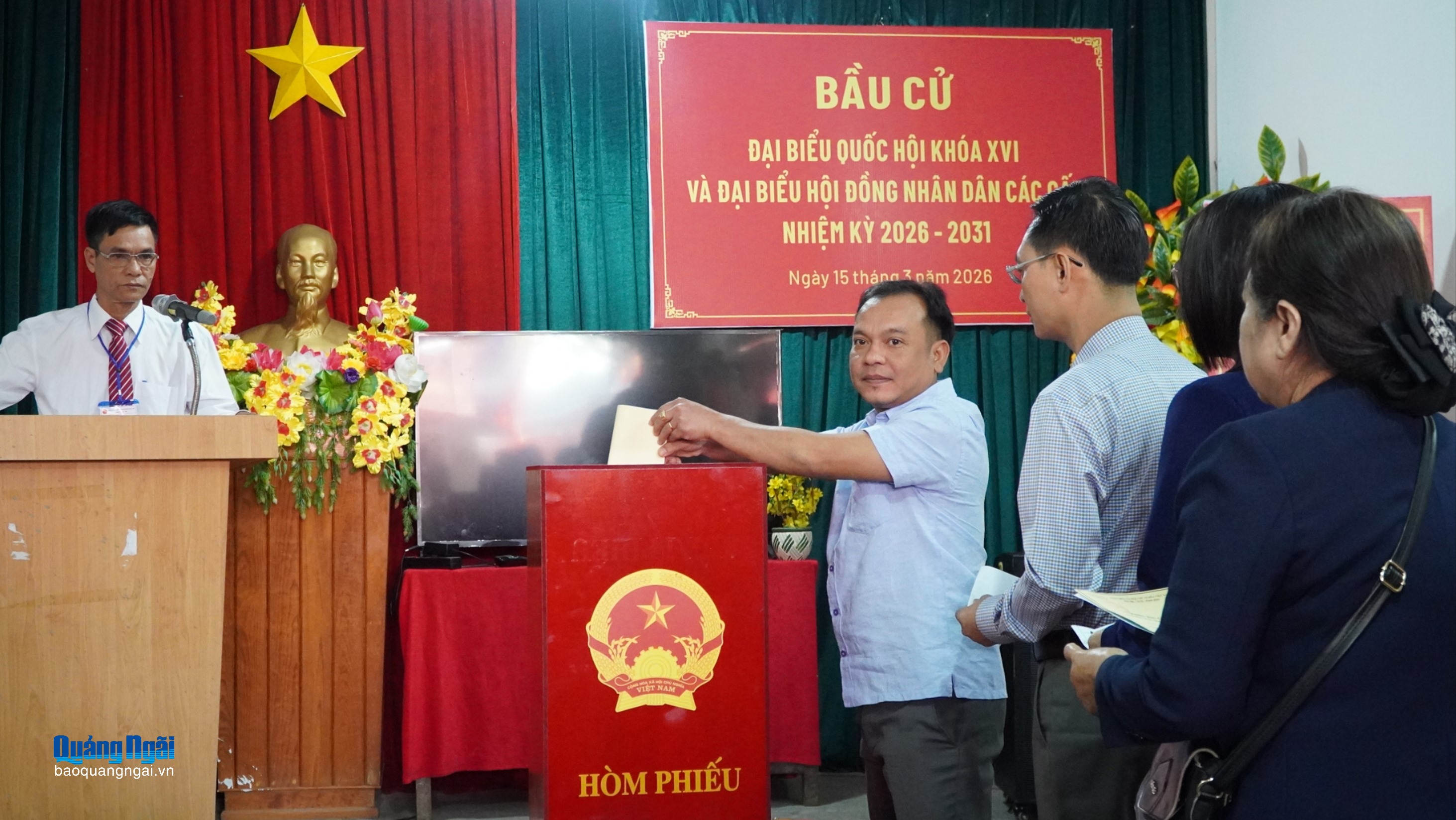 [Cập nhật]. Hơn 1,4 triệu cử tri Quảng Ngãi nô nức tham gia ngày hội lớn