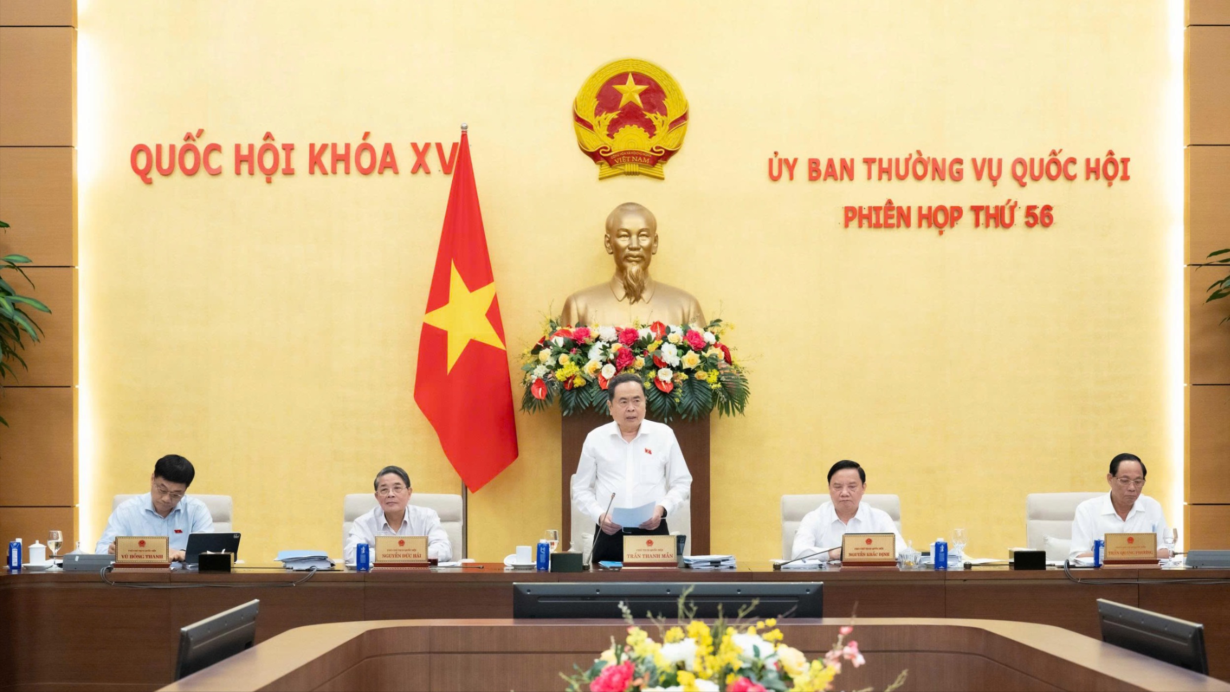 Khai mạc Phiên họp thứ 56 của Ủy ban Thường vụ Quốc hội