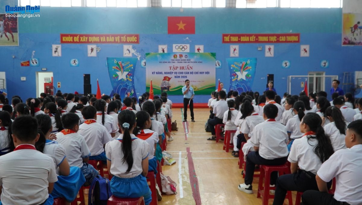 Tập huấn kỹ năng nghiệp vụ cho cán bộ chỉ huy Đội