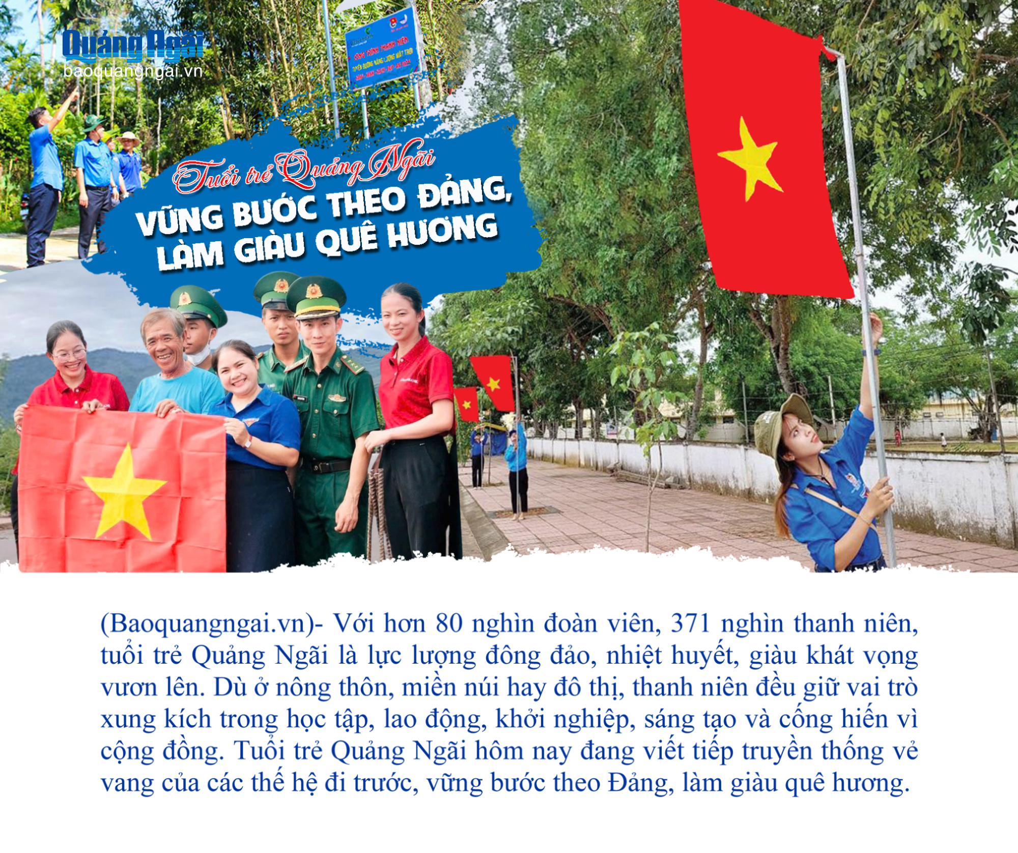 [Emagazine]. Tuổi trẻ Quảng Ngãi vững bước theo Đảng, làm giàu quê hương