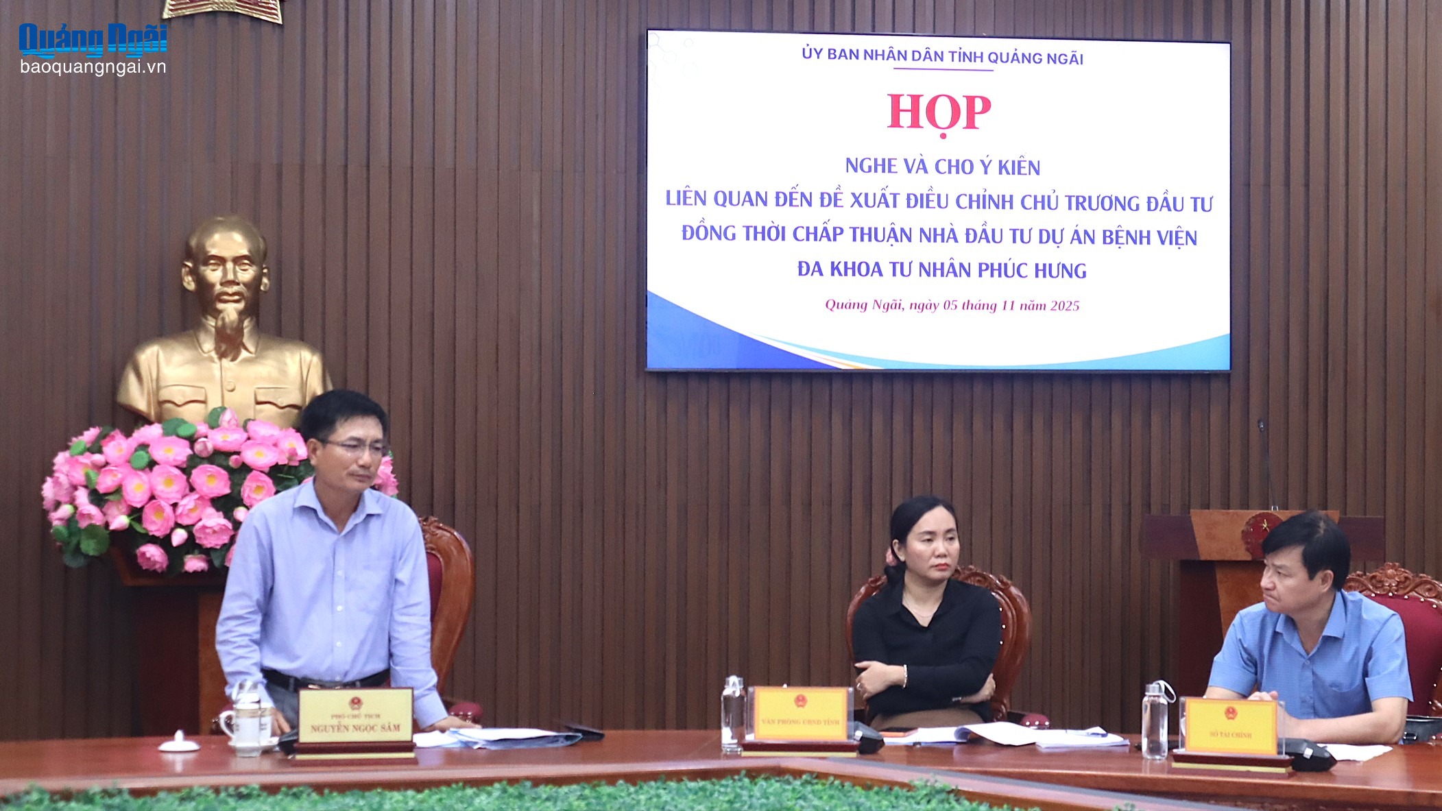 Điều chỉnh chủ trương đầu tư Bệnh viện Đa khoa tư nhân Phúc Hưng