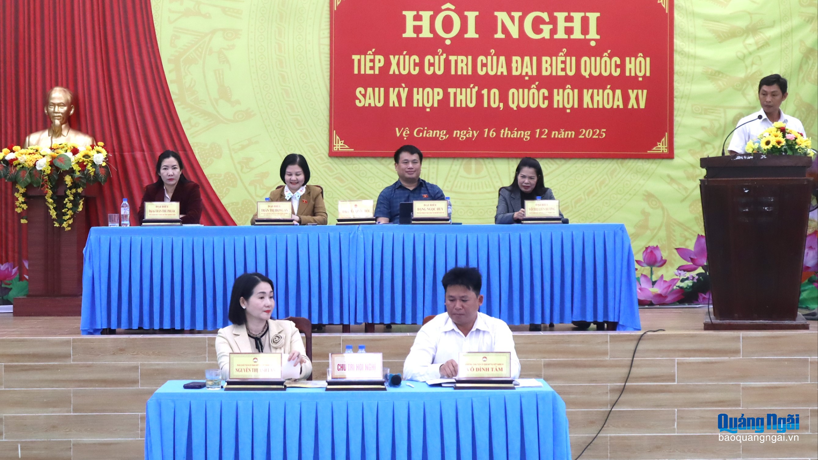 Cử tri xã Vệ Giang kiến nghị nhiều vấn đề liên quan đến dân sinh