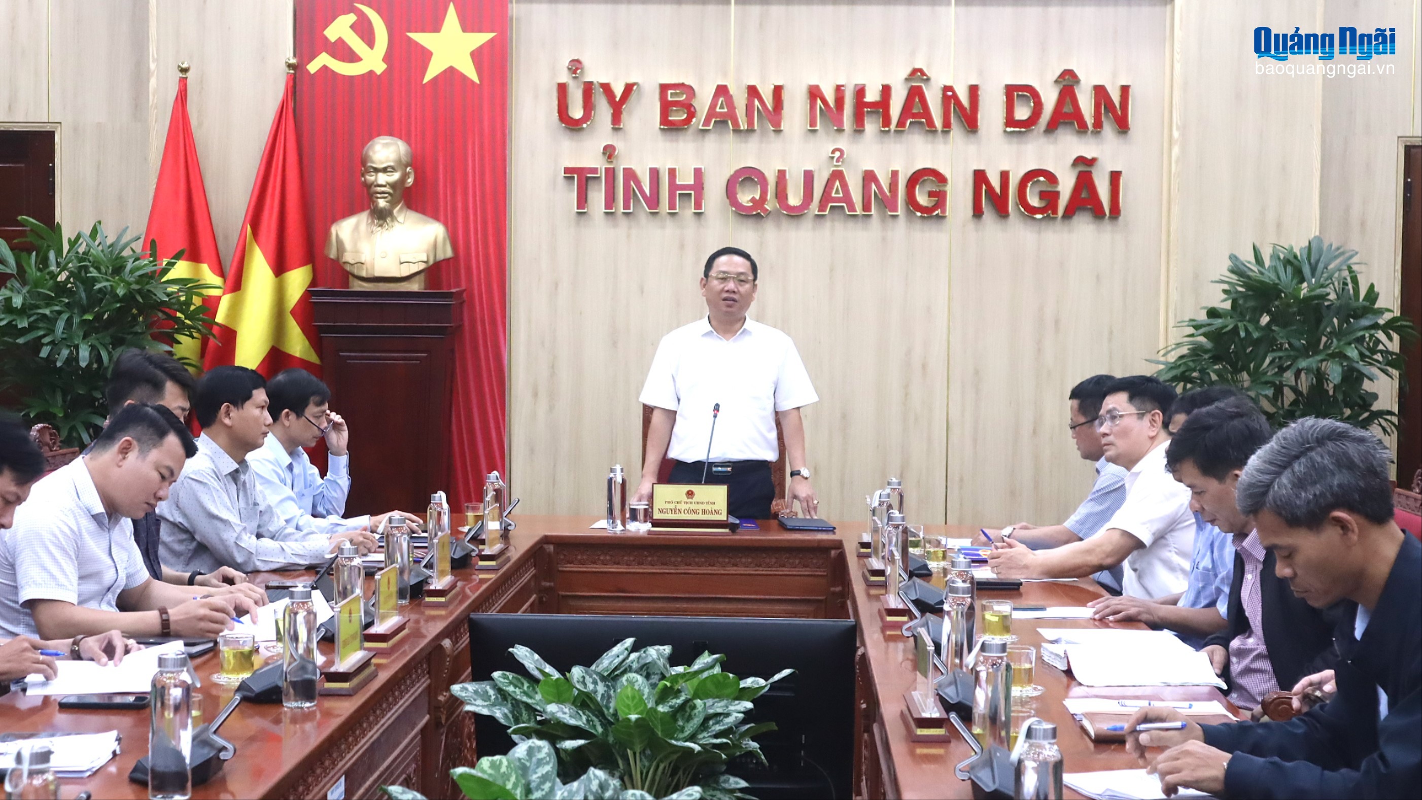 Đẩy nhanh tiến độ thực hiện các dự án dọc sông Trà Khúc