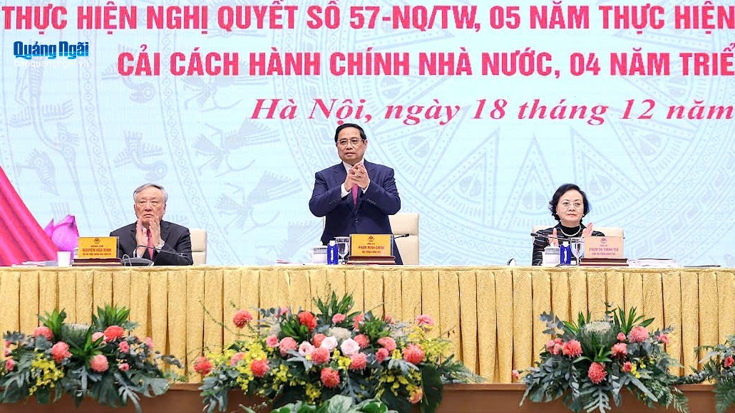 Hội nghị về triển khai Nghị quyết 57-NQ/TW, cải cách hành chính và Đề án 06