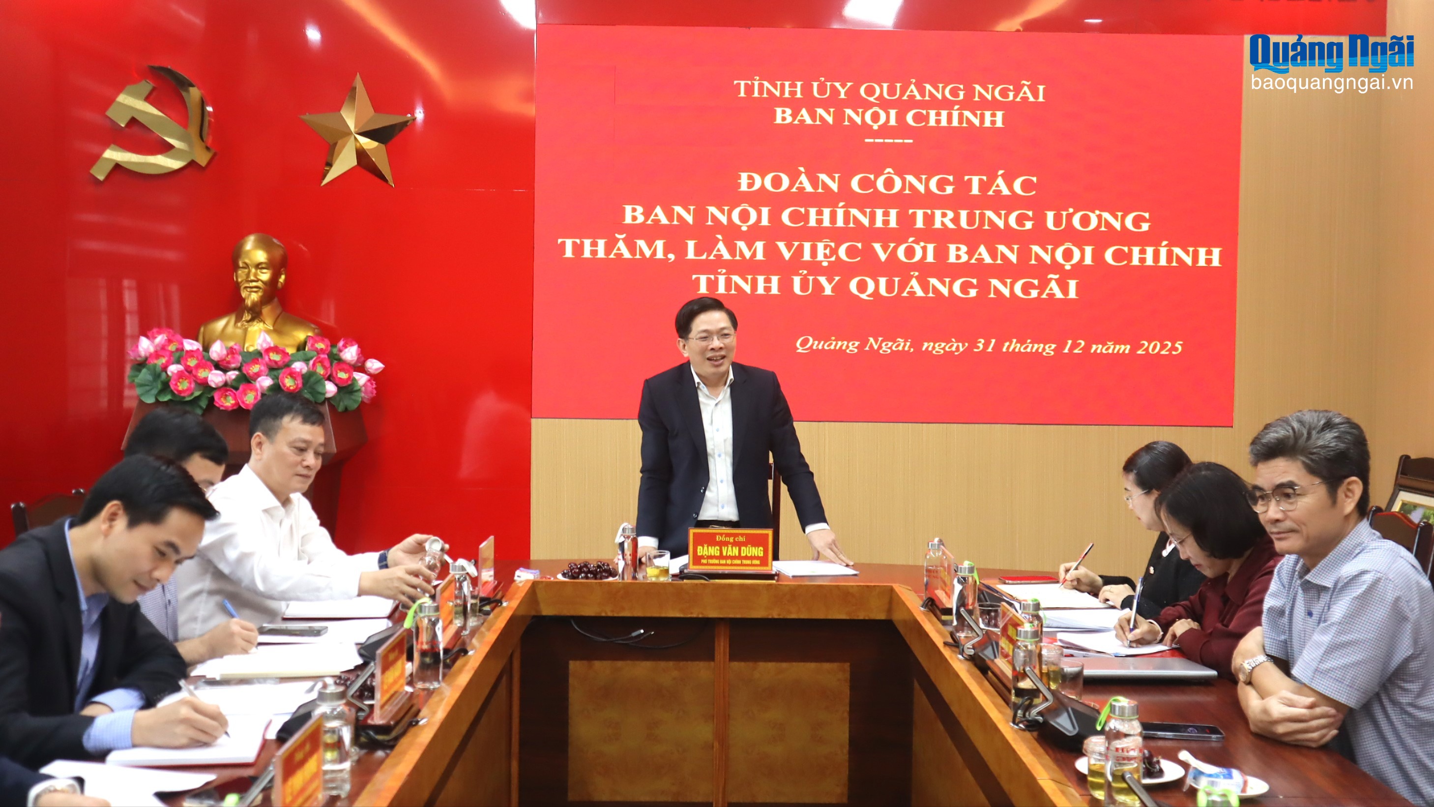 Ban Nội chính Trung ương thăm, làm việc với Ban Nội chính Tỉnh ủy