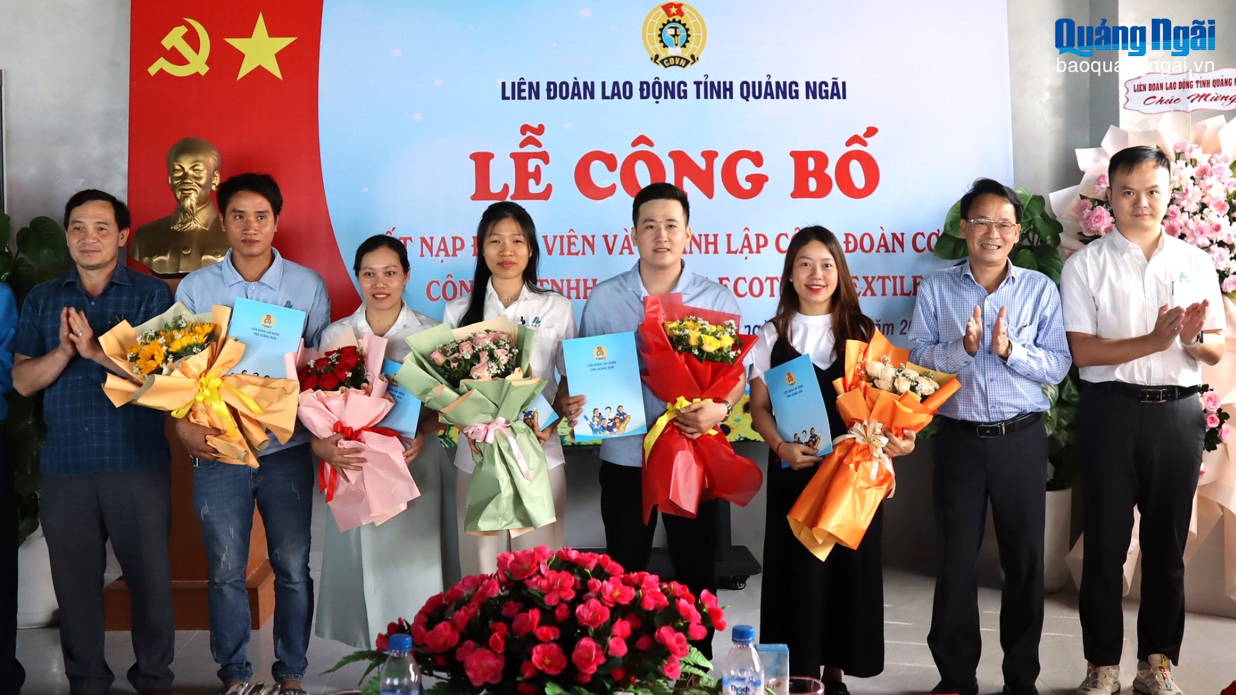 Thành lập Công đoàn cơ sở Công ty TNHH Amazing Ecotech Textile