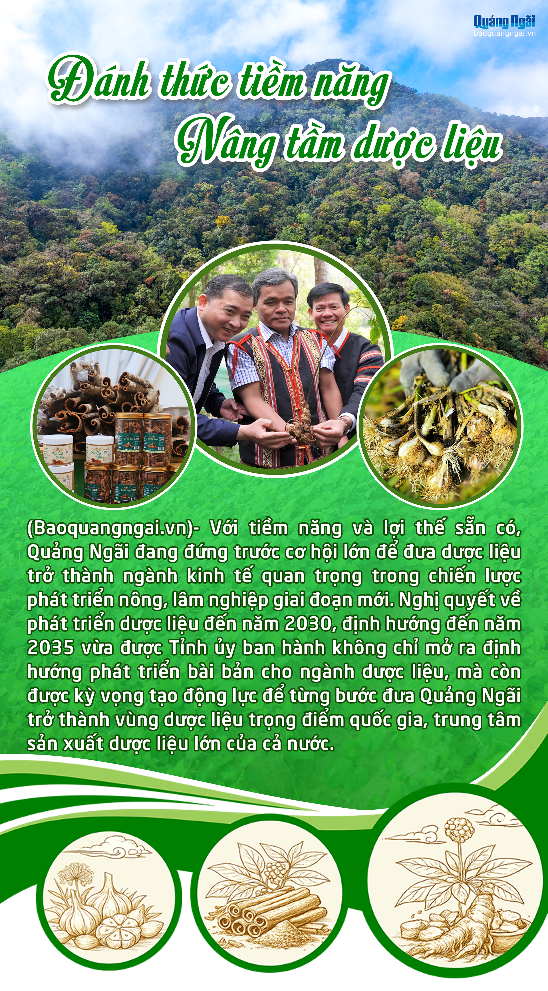 [Emagazine]. Đánh thức tiềm năng, nâng tầm dược liệu