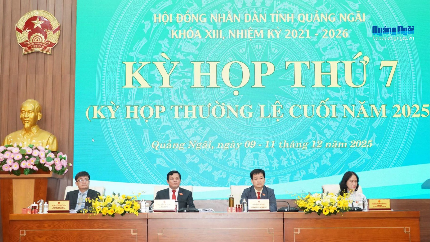 Khai mạc Kỳ họp thứ 7, HĐND tỉnh khóa XIII, nhiệm kỳ 2021 - 2026