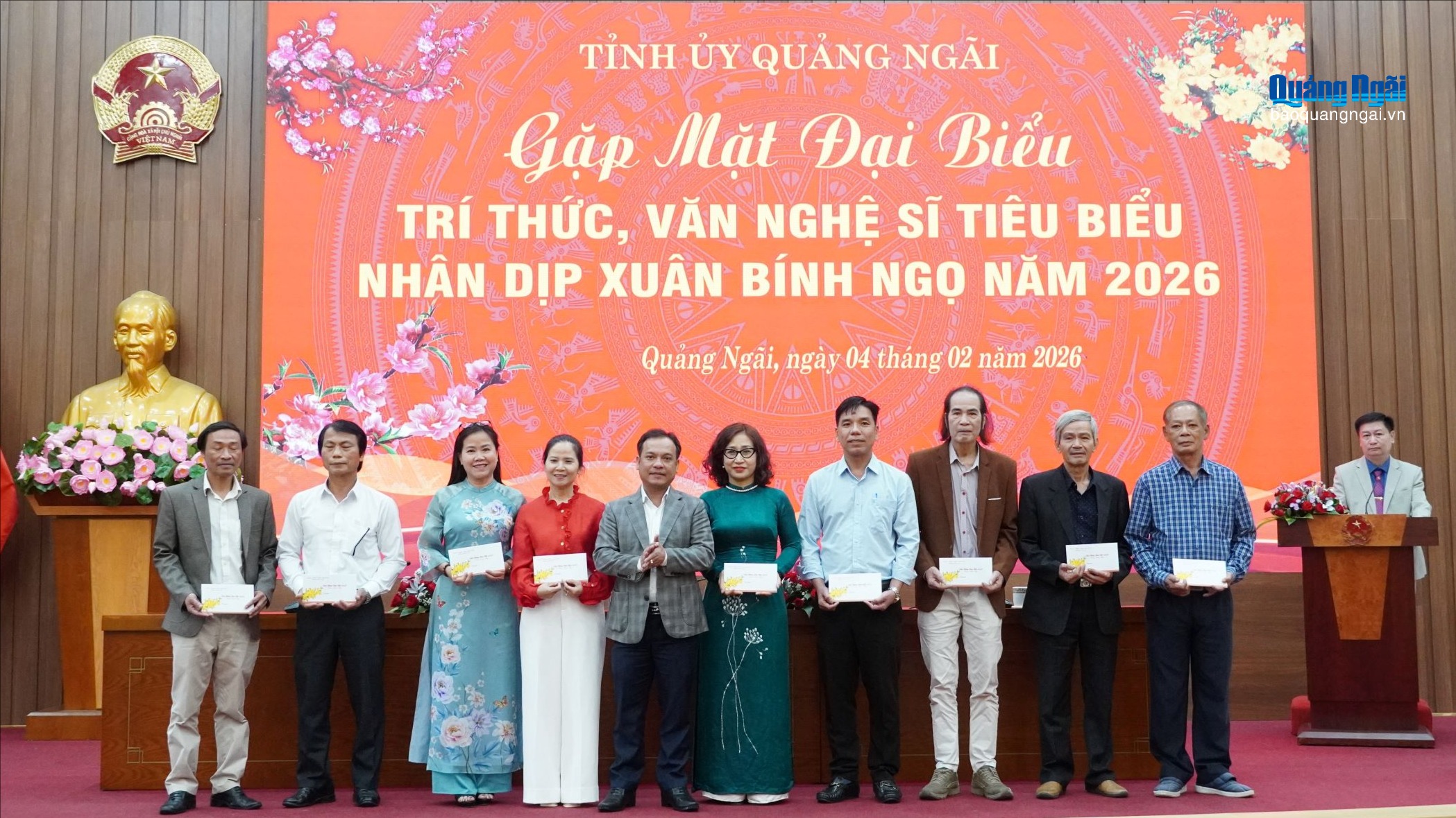 Gặp mặt trí thức, văn nghệ sĩ tiêu biểu nhân dịp tết Nguyên đán Bính Ngọ 2026