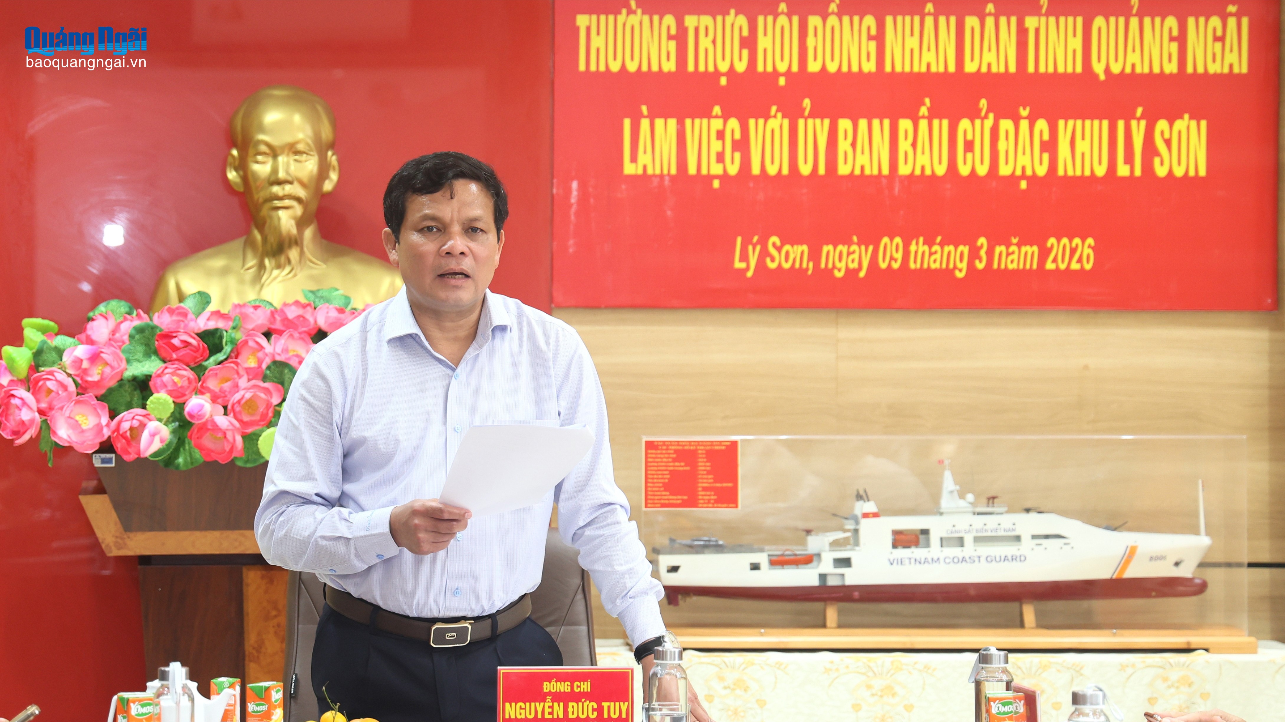 Rà soát, chuẩn bị chu đáo các điều kiện cho ngày bầu cử tại Lý Sơn