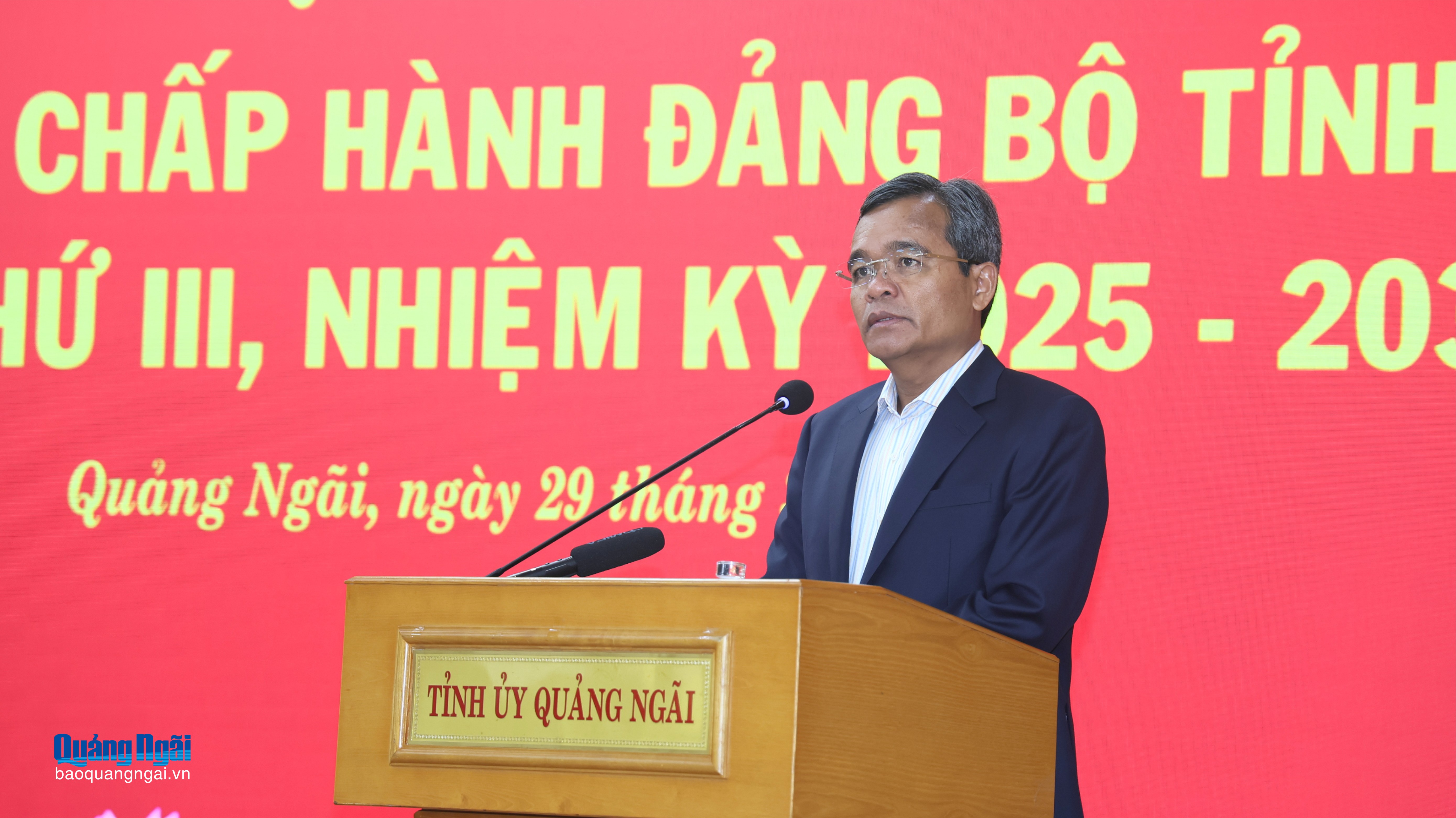 Khai mạc Hội nghị Tỉnh ủy lần thứ III, nhiệm kỳ 2025 - 2030