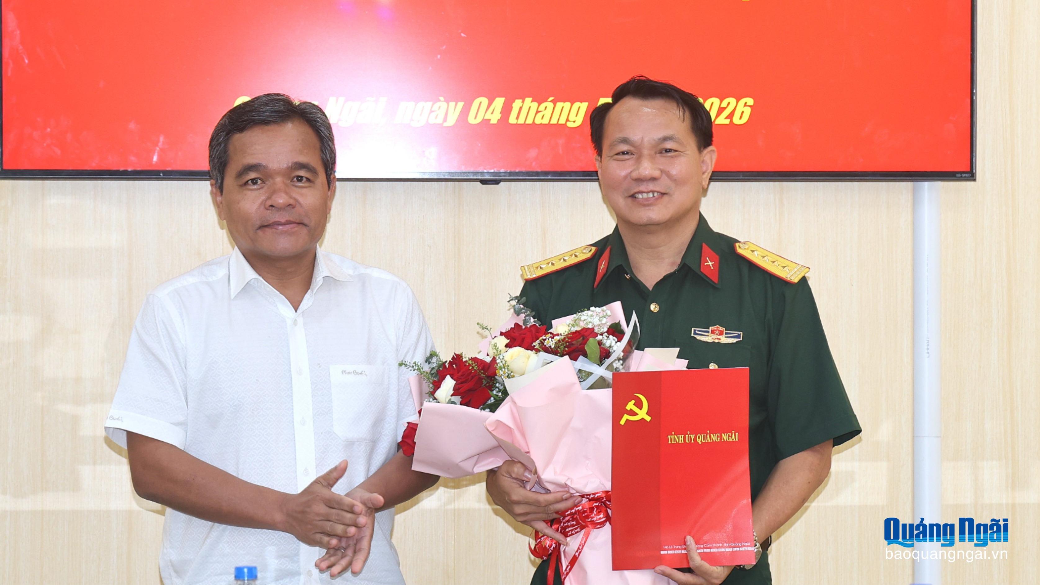 Đại tá Mai Kim Bình giữ chức Phó Bí thư Đảng ủy Quân sự tỉnh