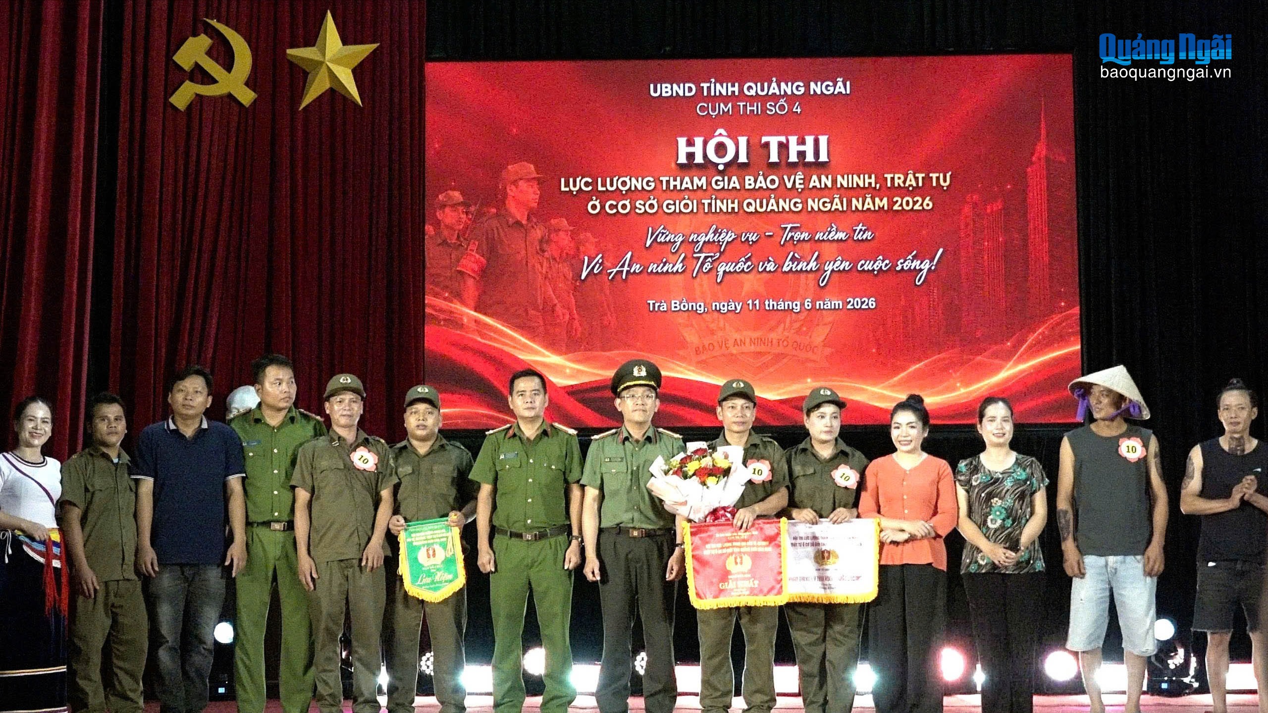 Sôi nổi Hội thi lực lượng tham gia bảo vệ an ninh, trật tự ở cơ sở giỏi Cụm thi số 4