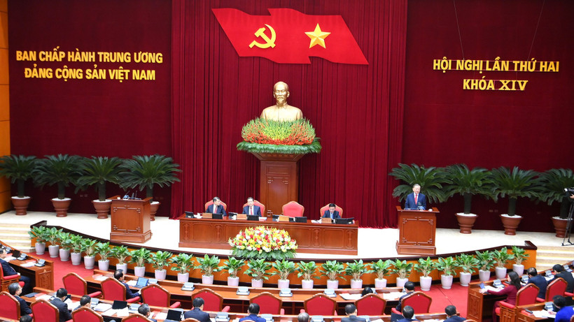 Khai mạc Hội nghị lần thứ 2 Ban Chấp hành Trung ương Đảng khóa XIV