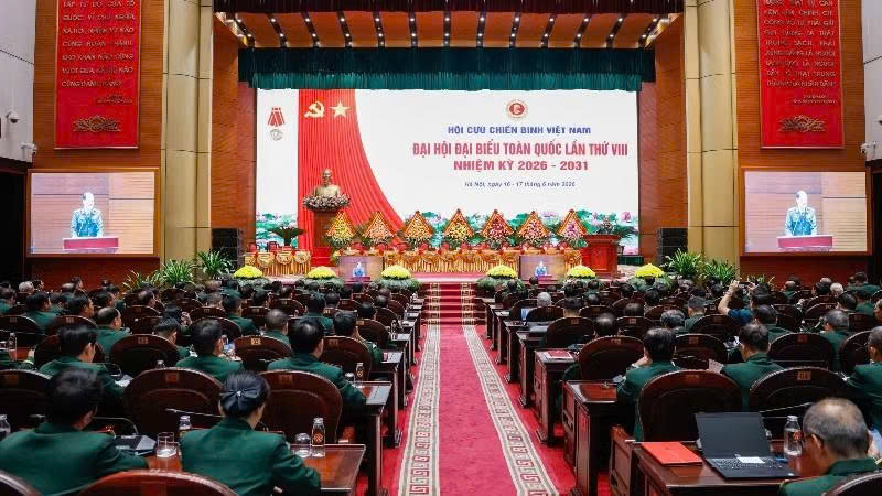 Khai mạc trọng thể Đại hội đại biểu toàn quốc Hội Cựu chiến binh Việt Nam lần thứ VIII