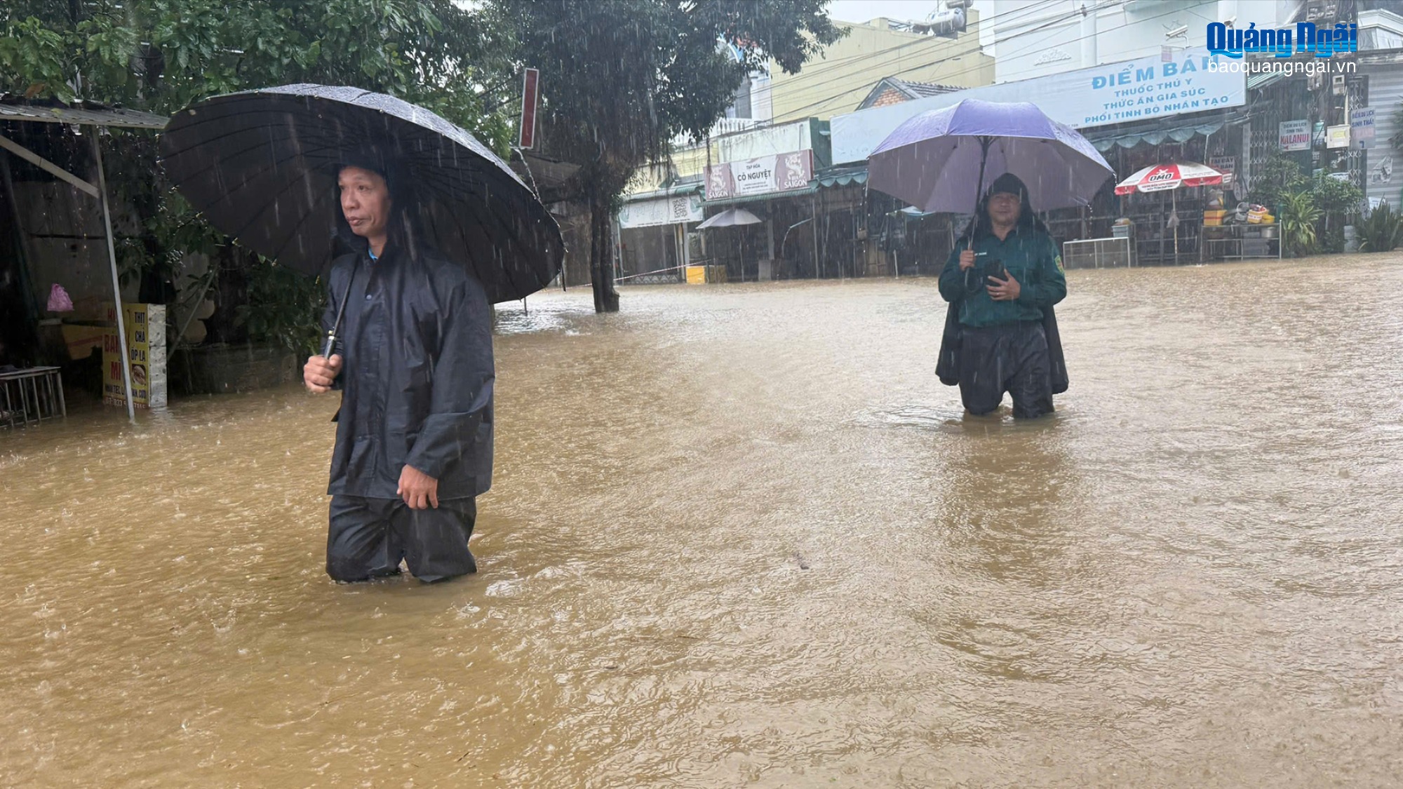 Mưa lớn, nhiều nơi lại tái ngập