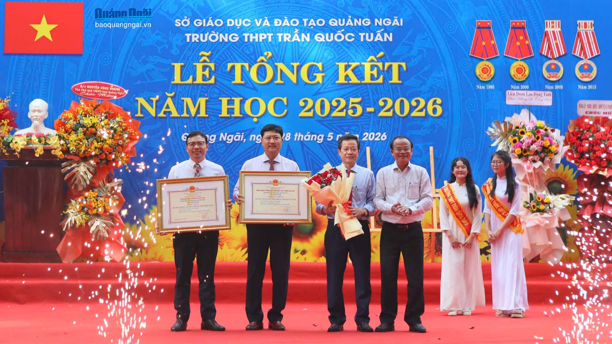 Trường THPT Trần Quốc Tuấn tổng kết năm học 2025 - 2026