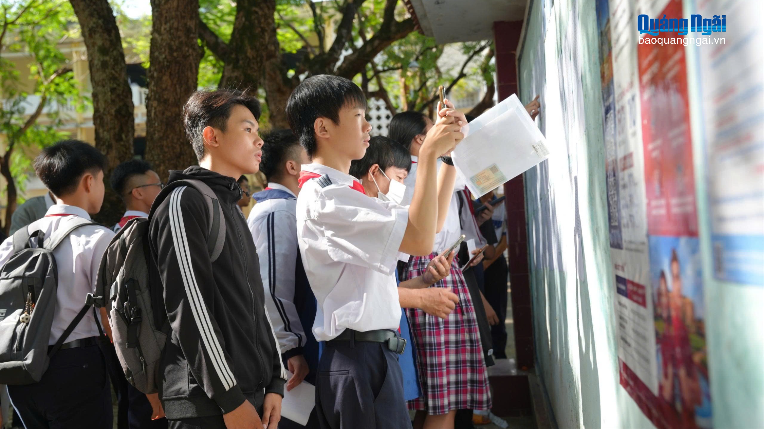 Thời tiết Quảng Ngãi thuận lợi trong những ngày thi vào lớp 10