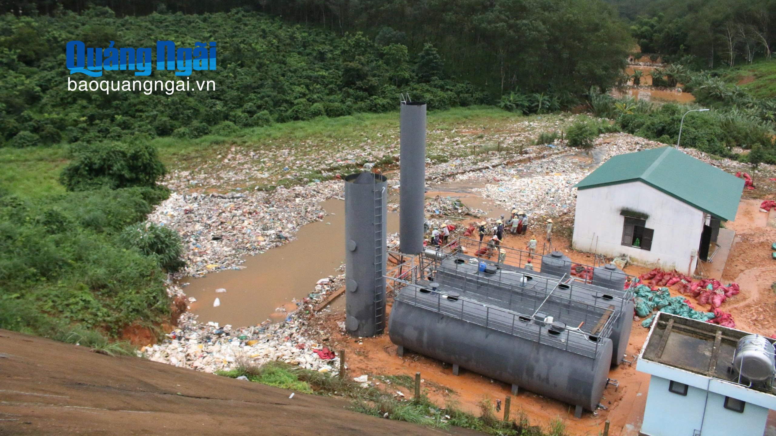 Khẩn trương khắc phục sự cố tại Khu liên hiệp xử lý chất thải rắn Ngọc Hồi