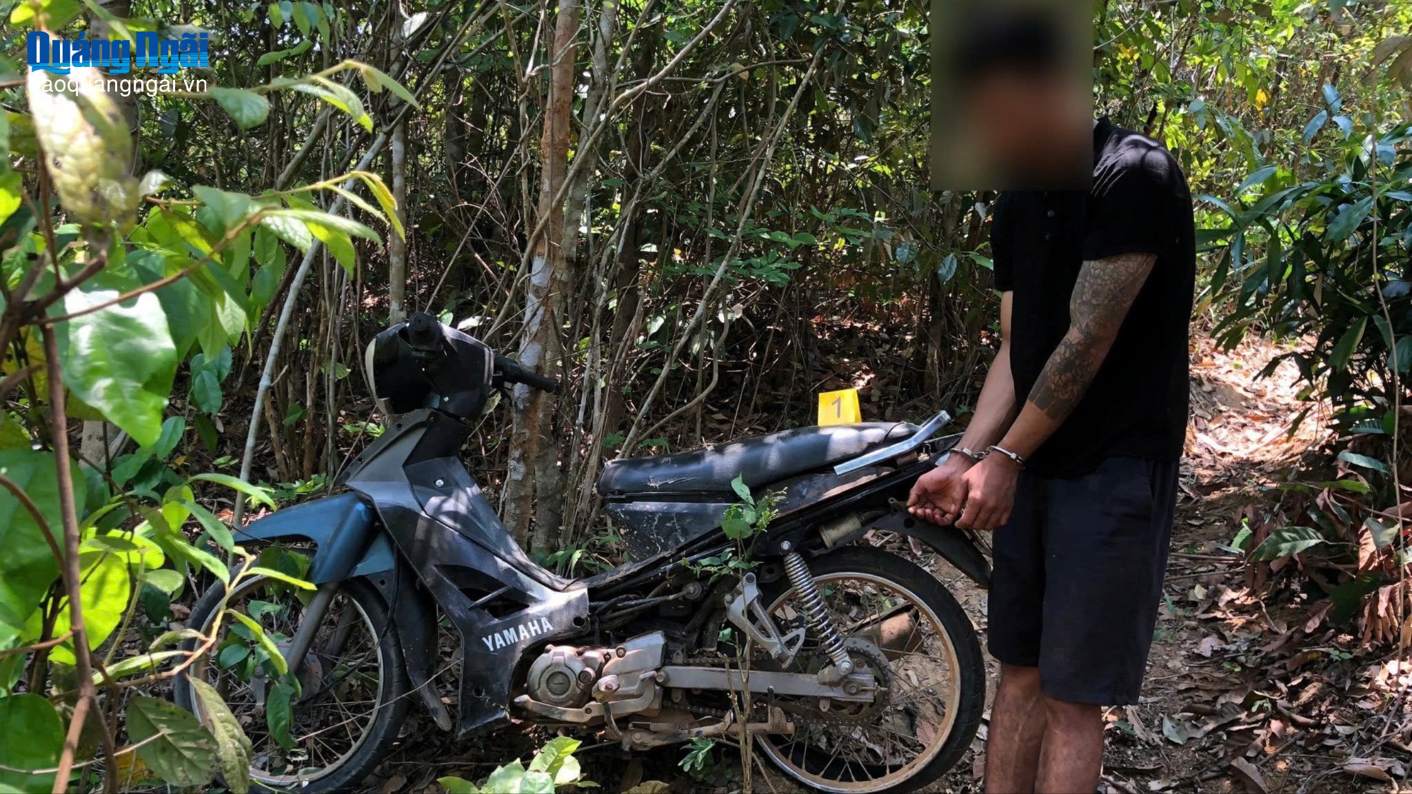 Làm rõ nhanh vụ trộm xe máy sau 1 giờ tiếp nhận tin báo