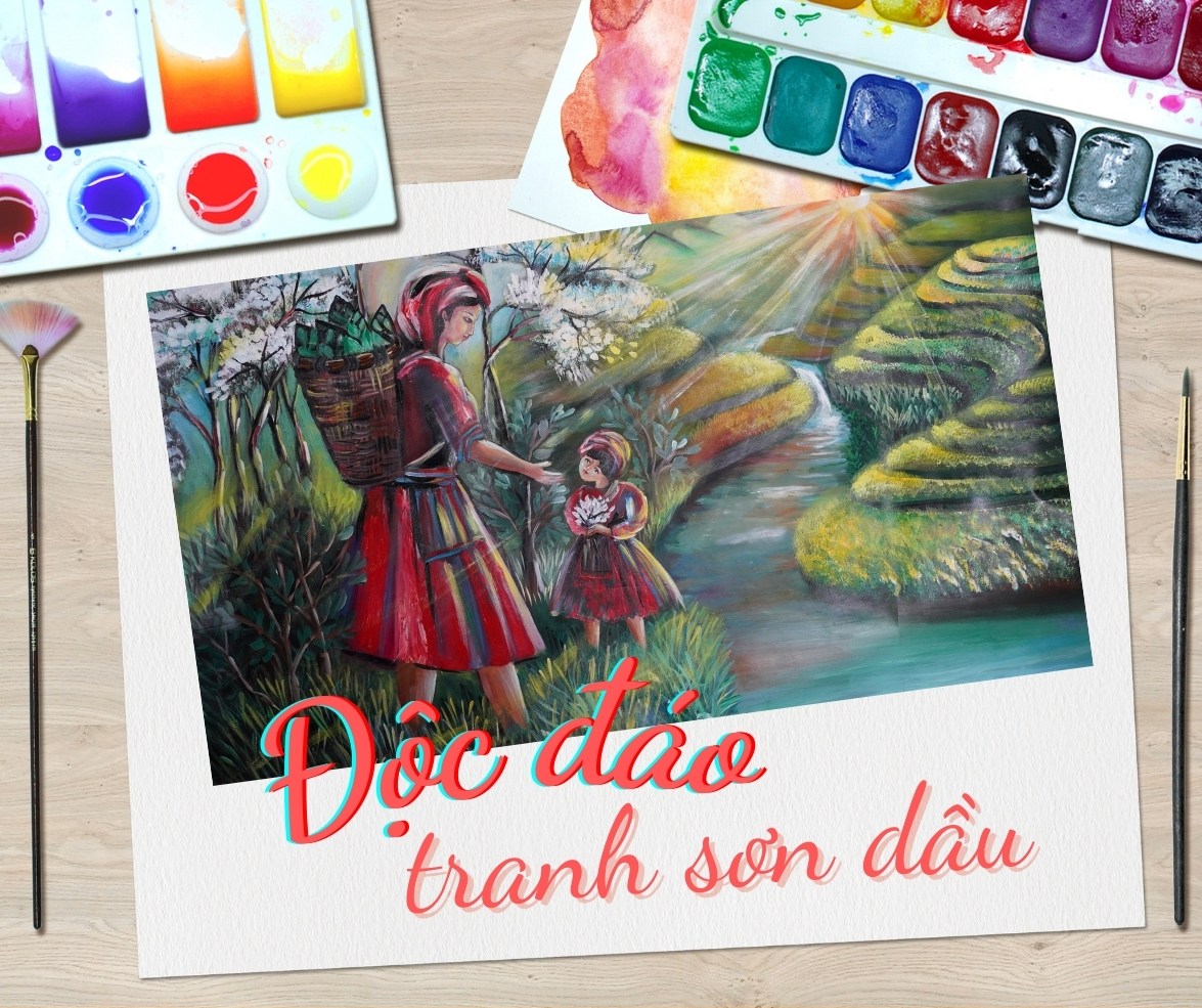 [Emagazine]. Độc đáo tranh sơn dầu