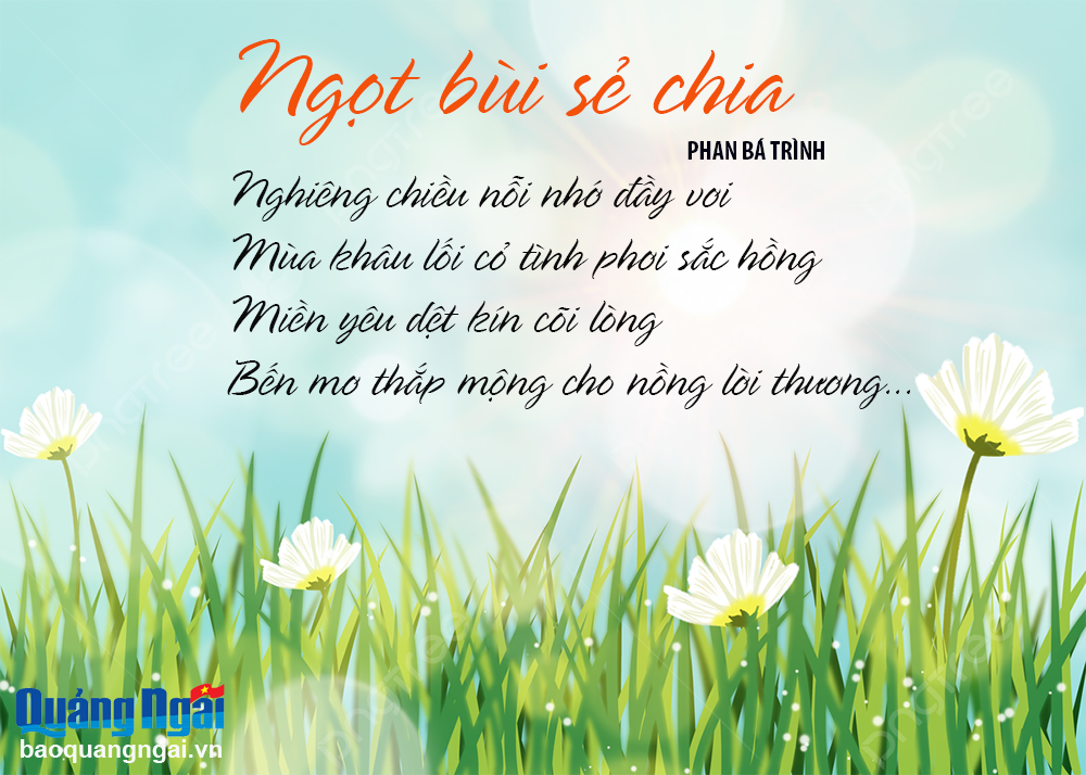 Ngọt bùi sẻ chia