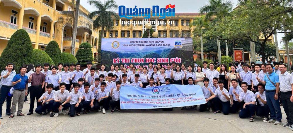 Trường THPT Chuyên Lê Khiết đoạt 48 giải học sinh giỏi các trường THPT chuyên