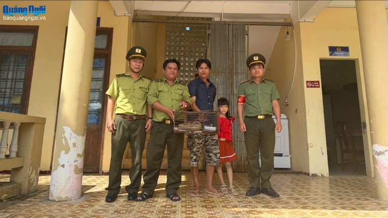 Người dân giao nộp 2 cá thể Tê tê quý hiếm