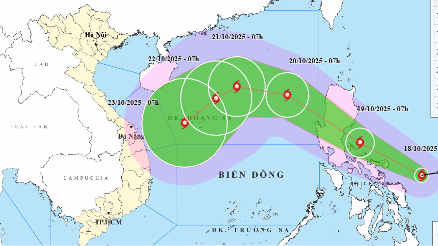 Bão Fengshen áp sát Biển Đông