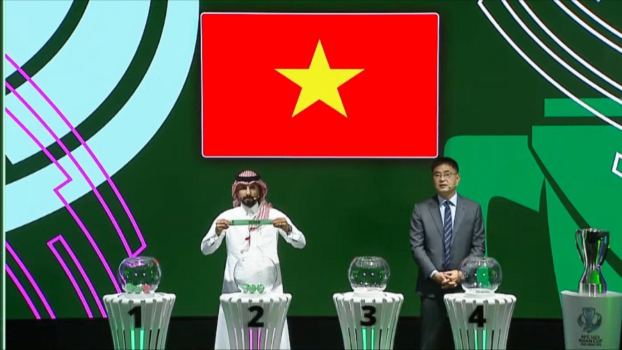 Vòng chung kết U23 Châu Á 2026: Việt Nam chung bảng với chủ nhà Ả Rập Xê Út