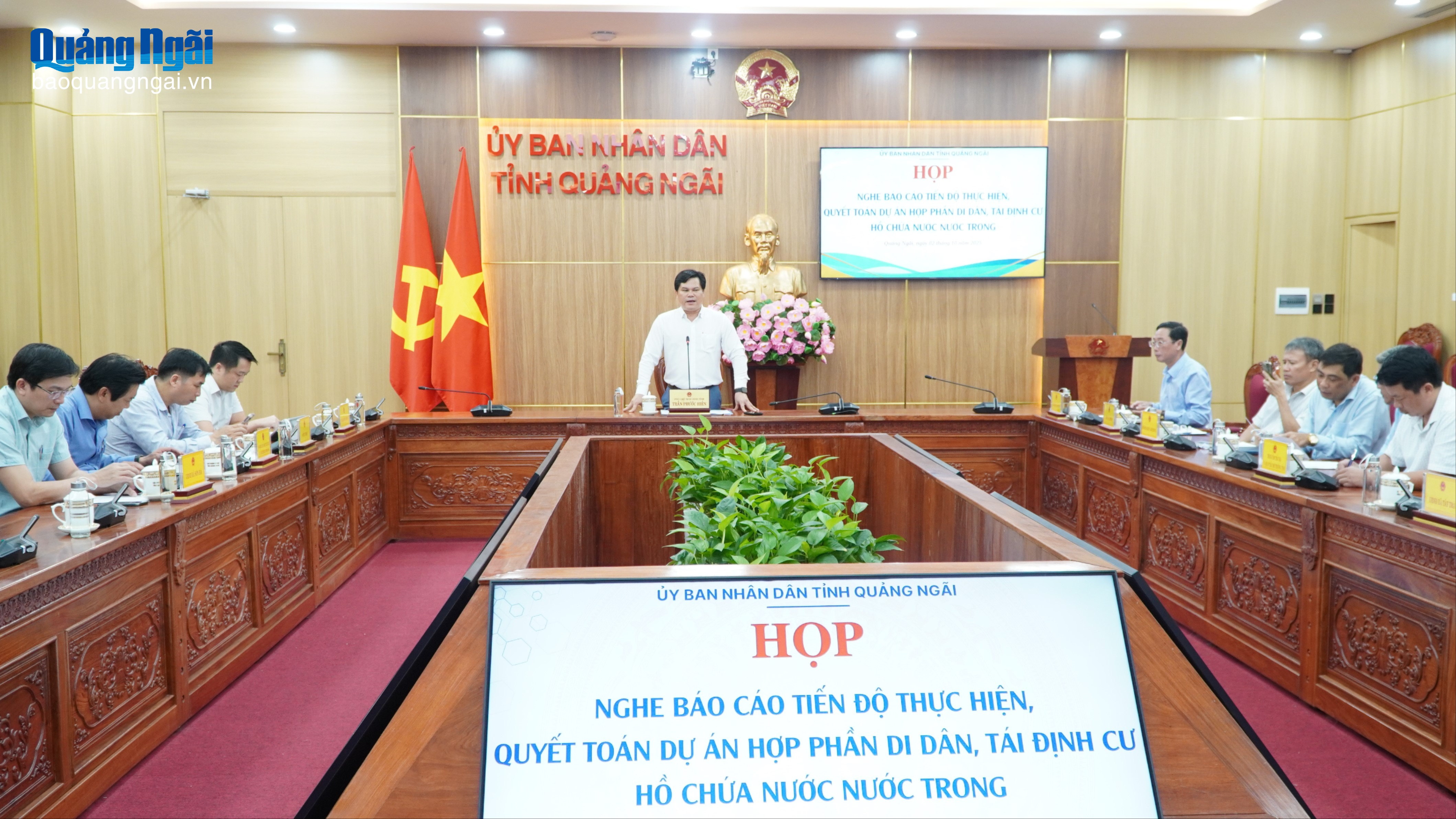 Hoàn thành quyết toán dự án di dân, tái định cư Hồ chứa nước Nước Trong trong năm 2025