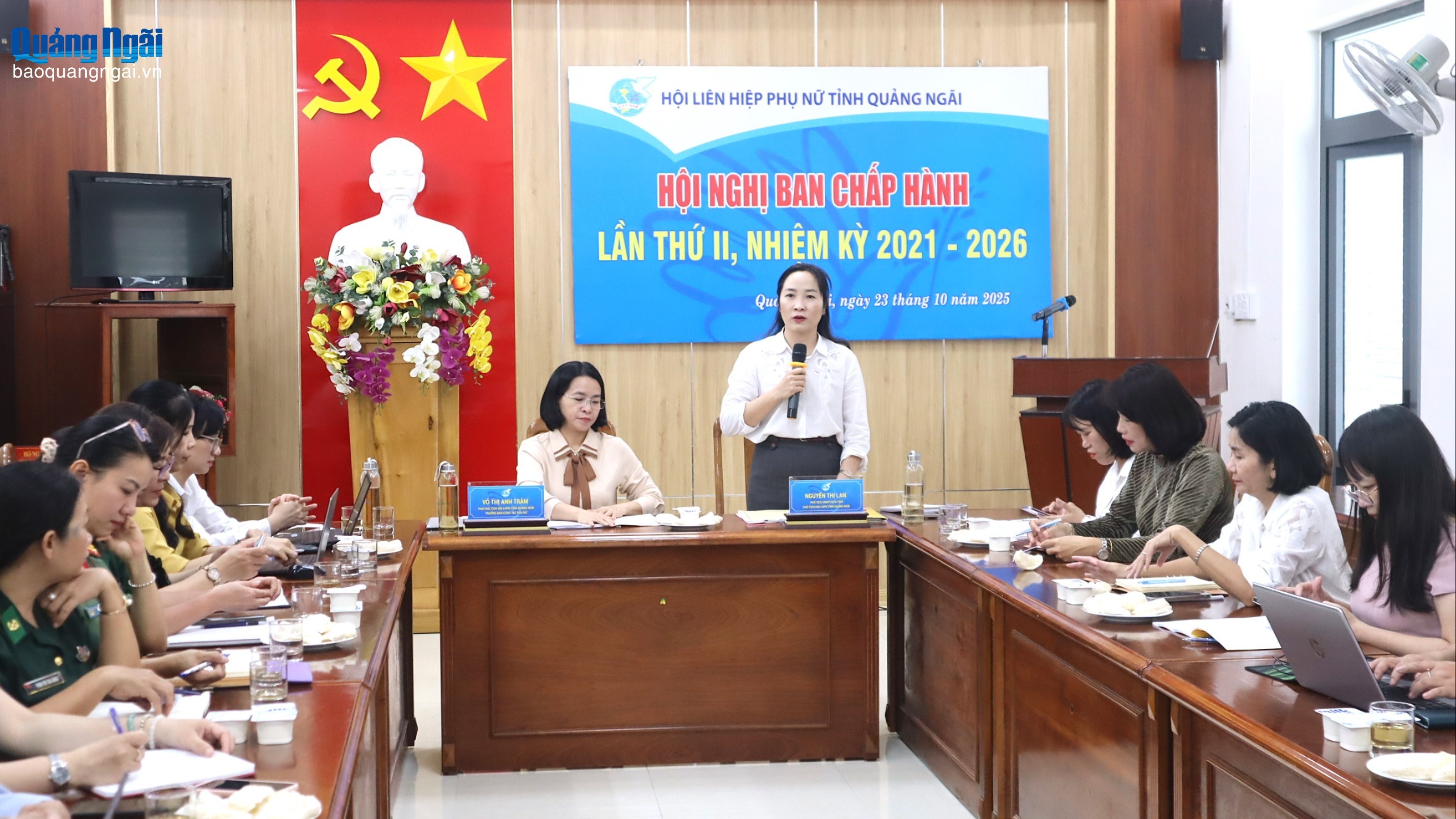 Hội nghị Ban Chấp hành Hội Liên hiệp Phụ nữ tỉnh lần II, nhiệm kỳ 2021 - 2026