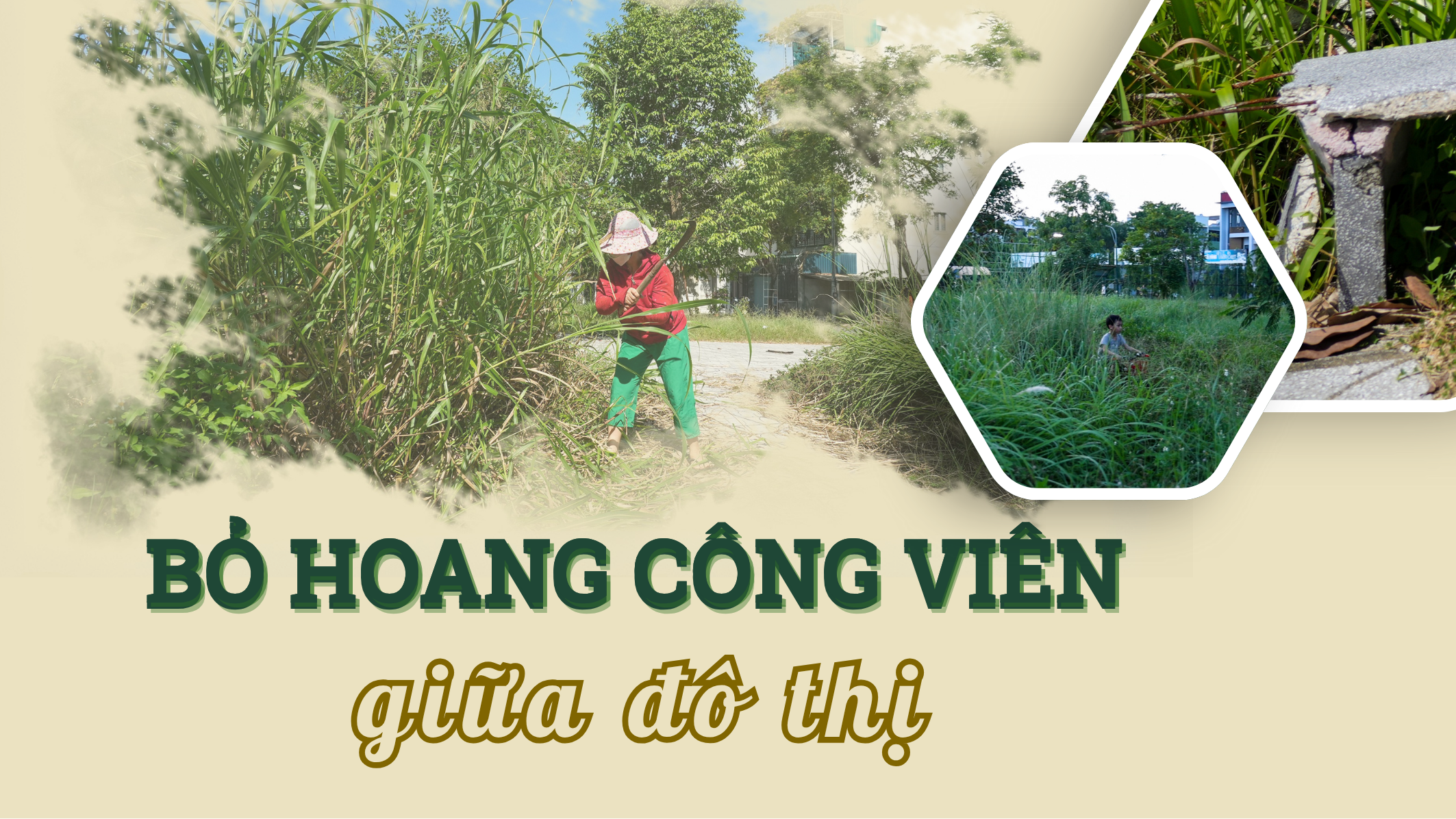 Bỏ hoang công viên giữa đô thị