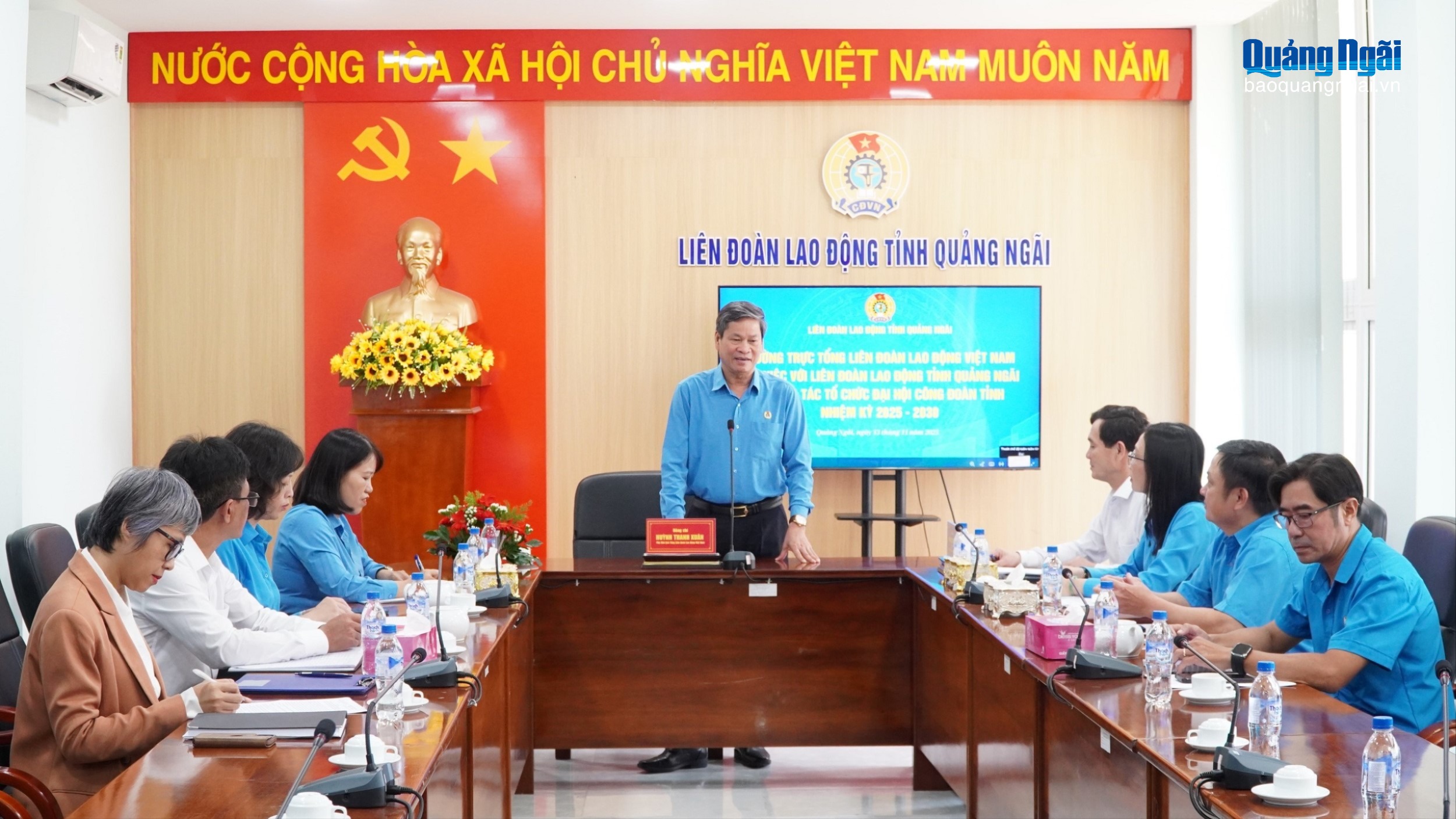 Chuẩn bị chu đáo để tổ chức thành công Đại hội Công đoàn tỉnh lần thứ I